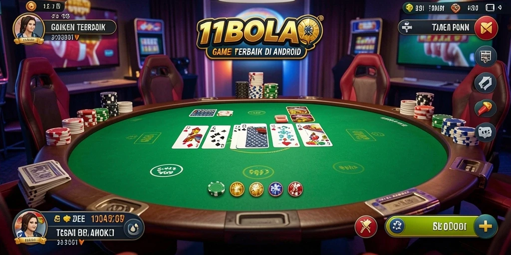 Tampilan gameplay 11BOLA yang menarik dan interaktif.