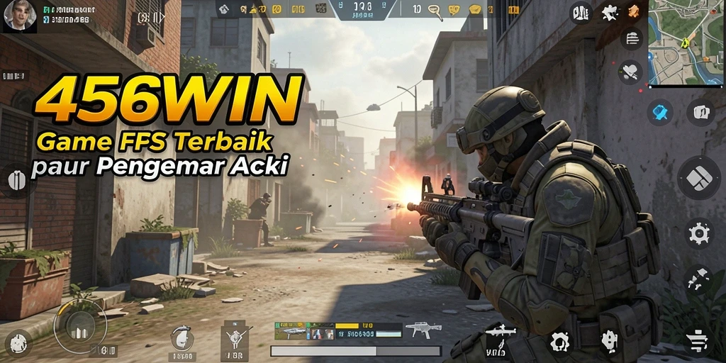 Tangkapan layar menunjukkan pertempuran intens di dalam 456WIN.