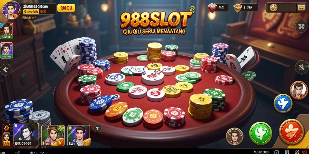Tampilan gameplay QiuQiu yang menarik di 988SLOT.