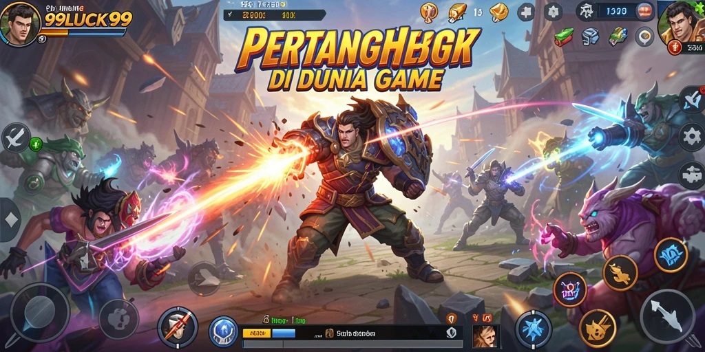 Tampilan gameplay seru dalam 99LUCK99 dengan pertarungan yang memukau.