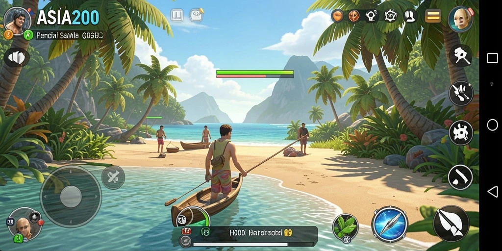 Tampilan gameplay menarik dalam ASIA200 dengan karakter lucu.