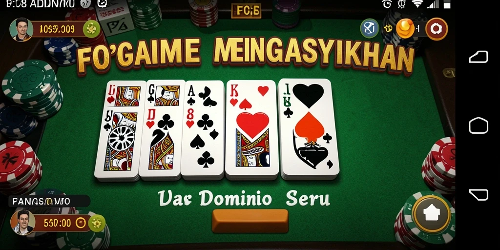 Tampilan gameplay seru pada FO8 dengan elemen Domino.