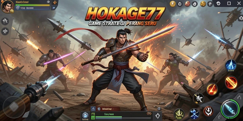 Tampilan seru pertarungan dalam HOKAGE77, siap menghadapi tantangan.