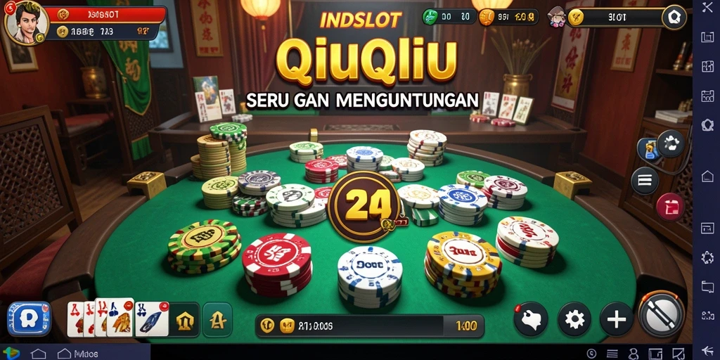 Tampilan gameplay QiuQiu yang seru dan menegangkan.