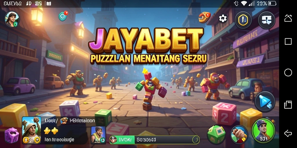 Screenshot utama JAYABET menampilkan gameplay Puzzle yang seru dan menantang.