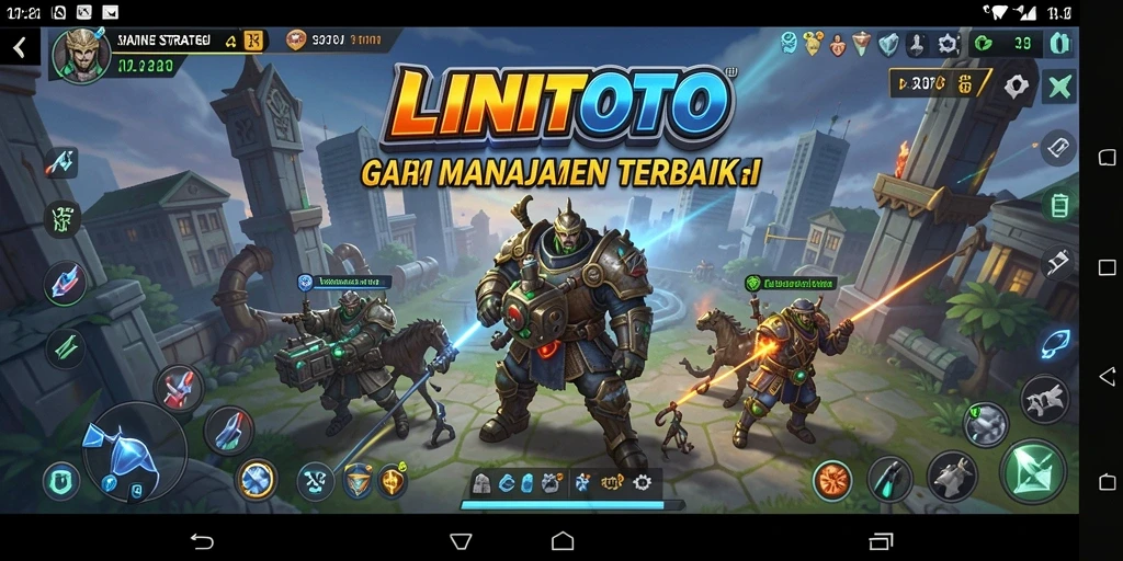 Tangkapan layar gameplay menarik LINITOTO dengan elemen strategi.
