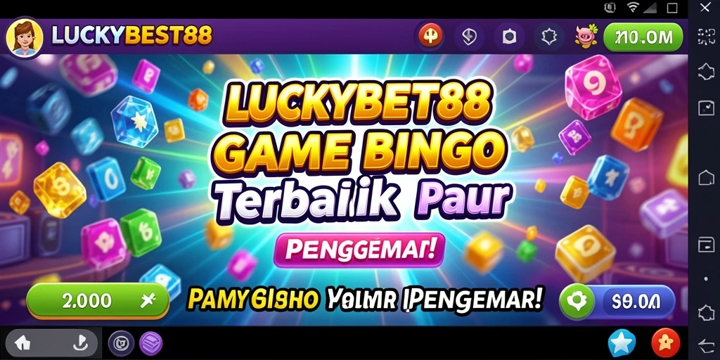 Tampilan menarik dari LUCKYBEST88 menunjukkan pengalaman gameplay seru Bingo.
