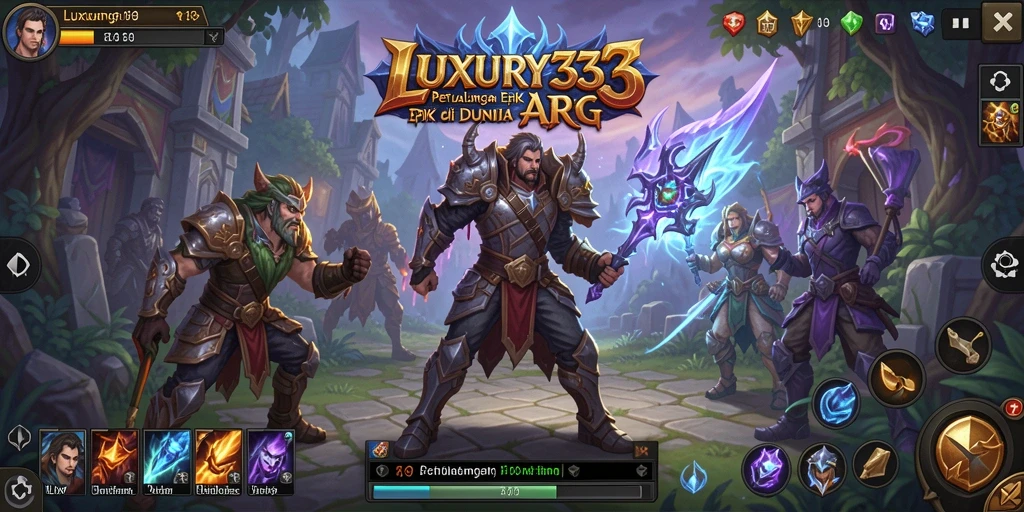 Gameplay mendebarkan di dunia LUXURY333 yang penuh aksi.