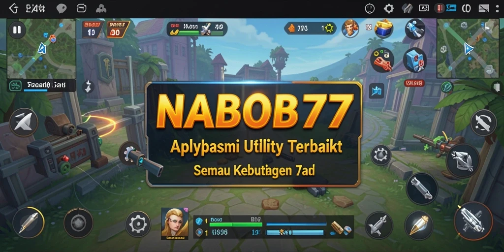 Screenshot menunjukkan interface dan fitur utama NABOB77 yang intuitif.