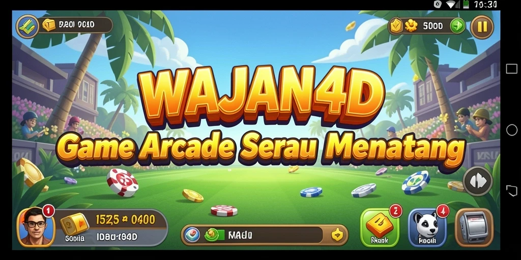 Tampilan menarik dari gameplay WAJAN4D yang seru.